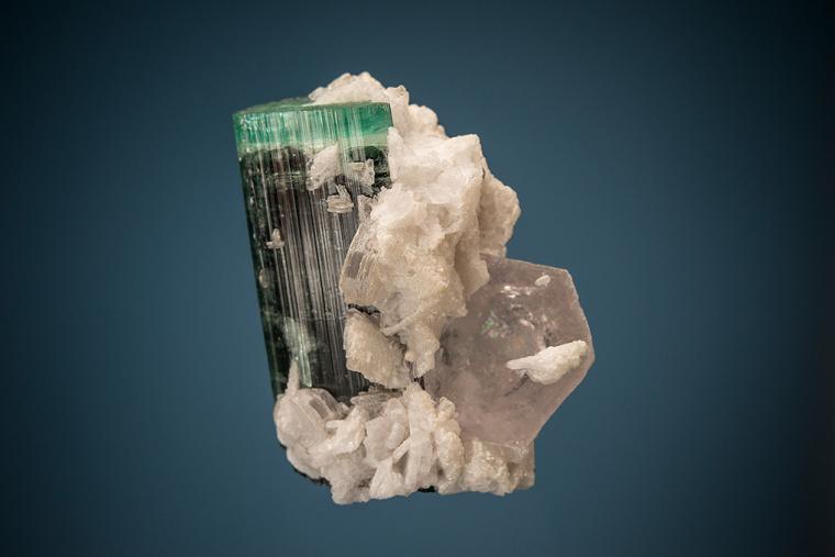 ELBAITE with BERYL var. Morganite